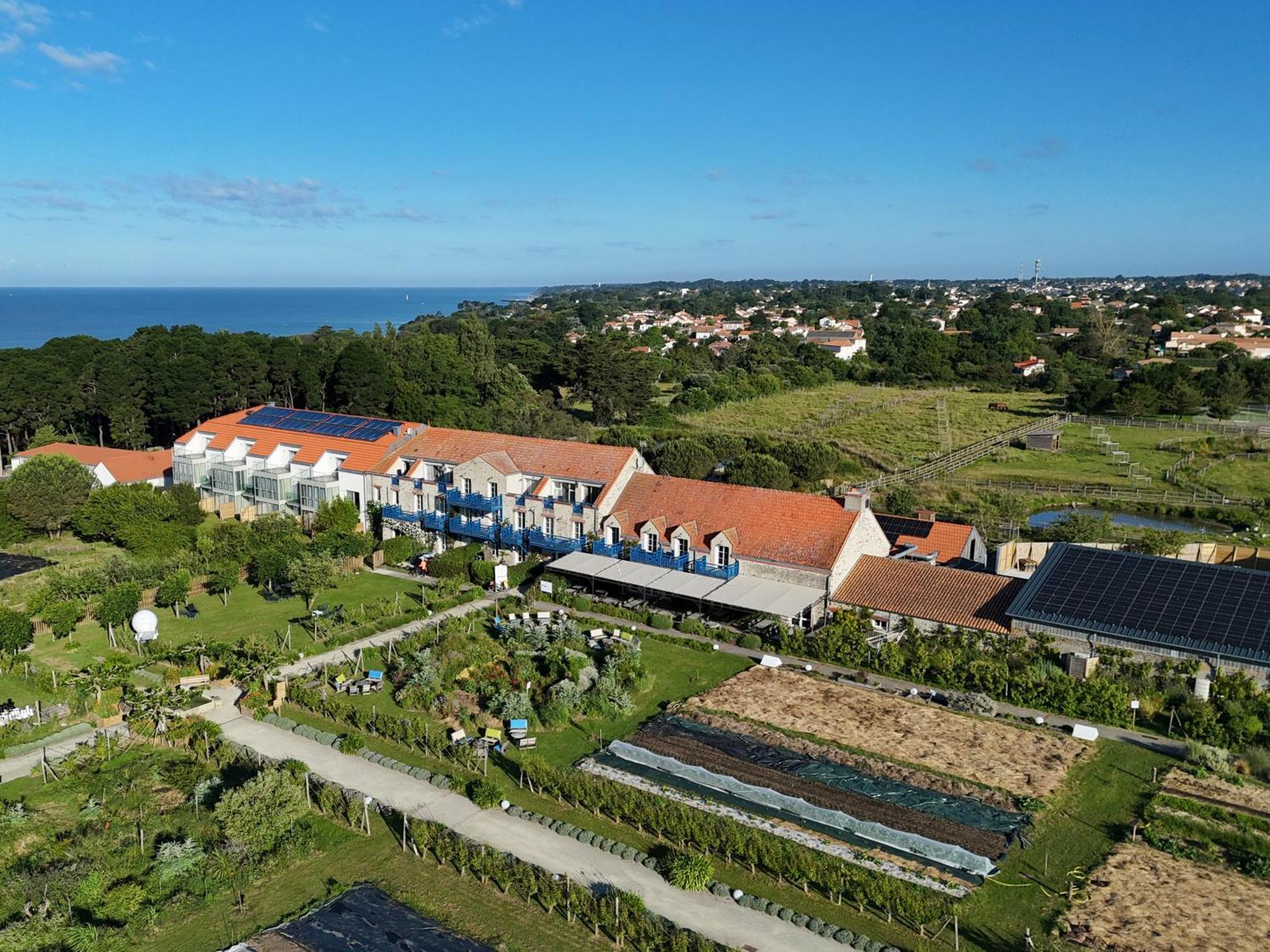 Hotel Éco-Domaine La Fontaine Pornic Exterior foto